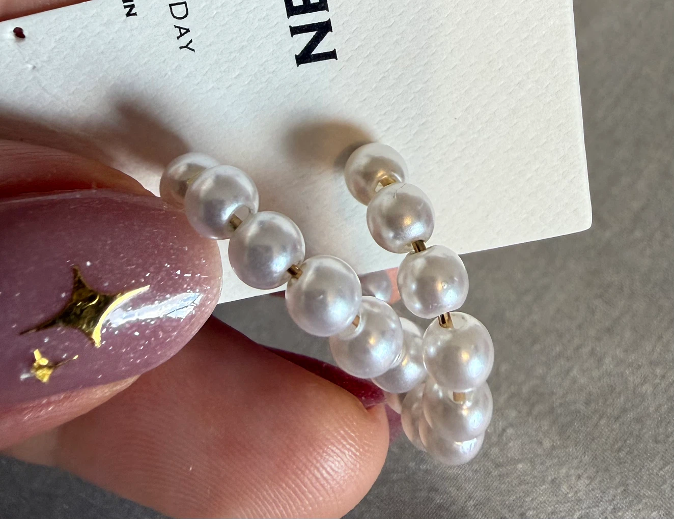 Pearl Hoop Earrings - photo 5