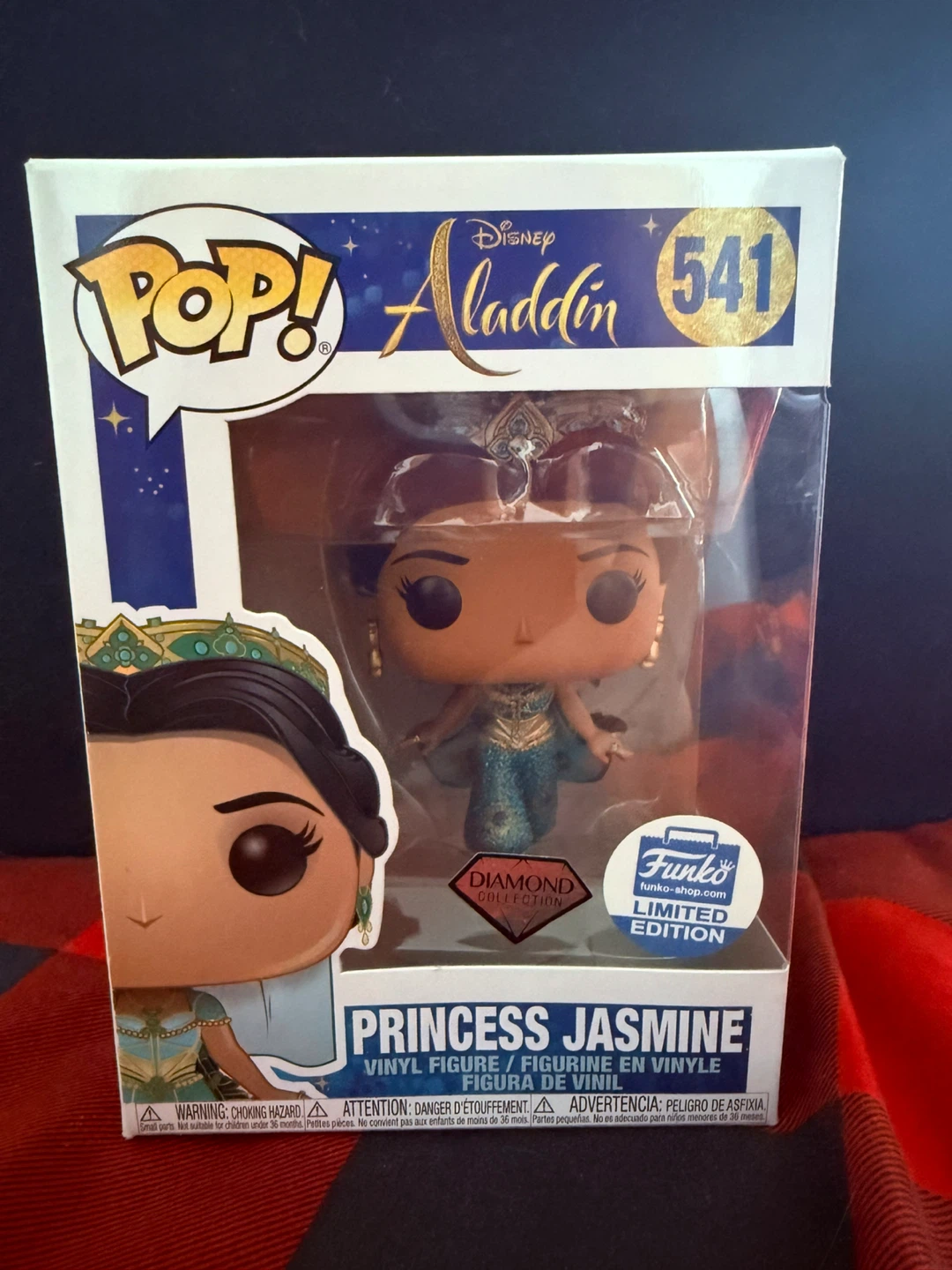 Funko Pop! Princess Jasmine Aladdin 541 Diamond Collection