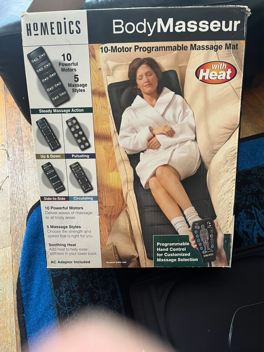 HoMedics BodyMasseur 10-Motor Programmable Massage Mat with Heat - photo 2