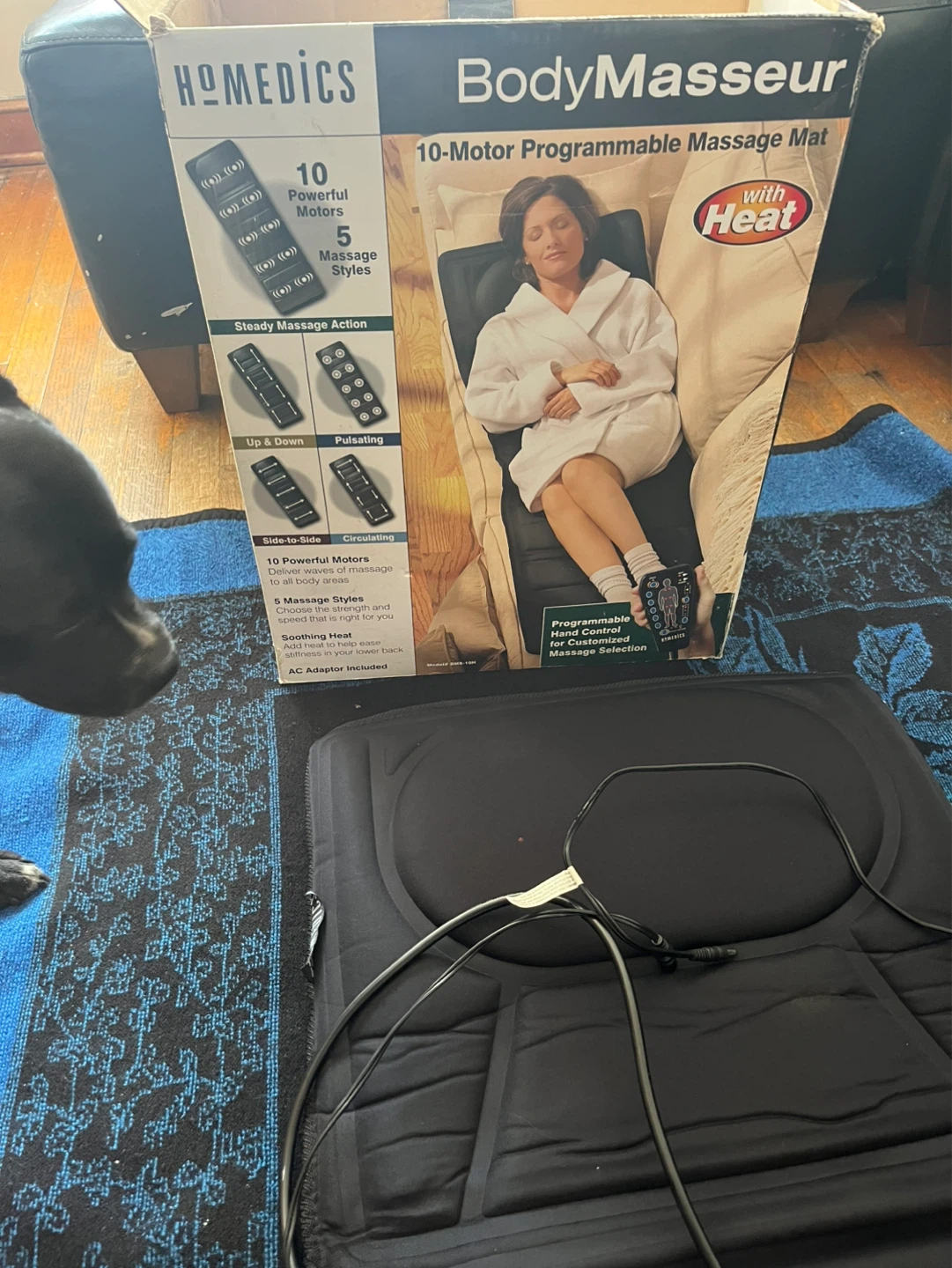 HoMedics BodyMasseur 10-Motor Programmable Massage Mat with Heat - photo 5