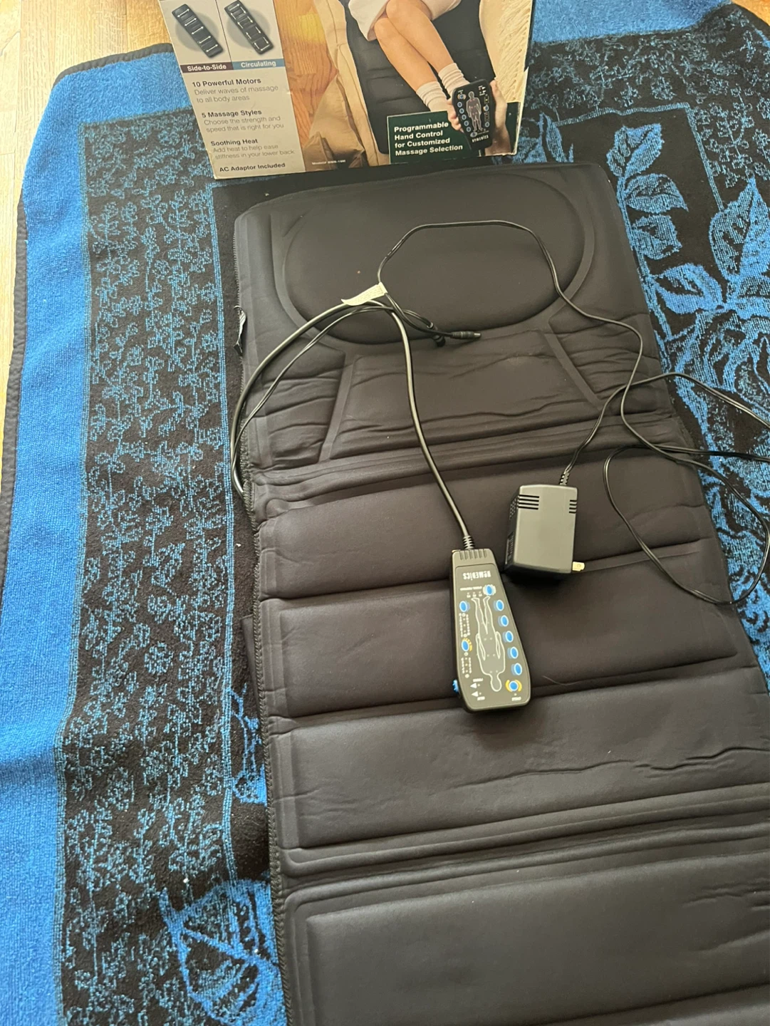 HoMedics BodyMasseur 10-Motor Programmable Massage Mat with Heat - photo 4