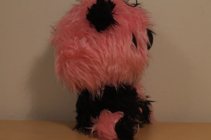Pink and Black Fuzzy Gloomybear Plush w/ Tag - photo 3