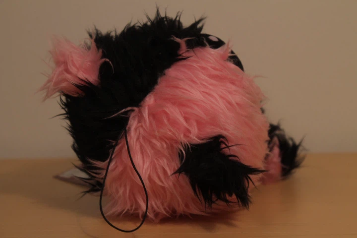 Pink and Black Fuzzy Gloomybear Plush w/ Tag - photo 5