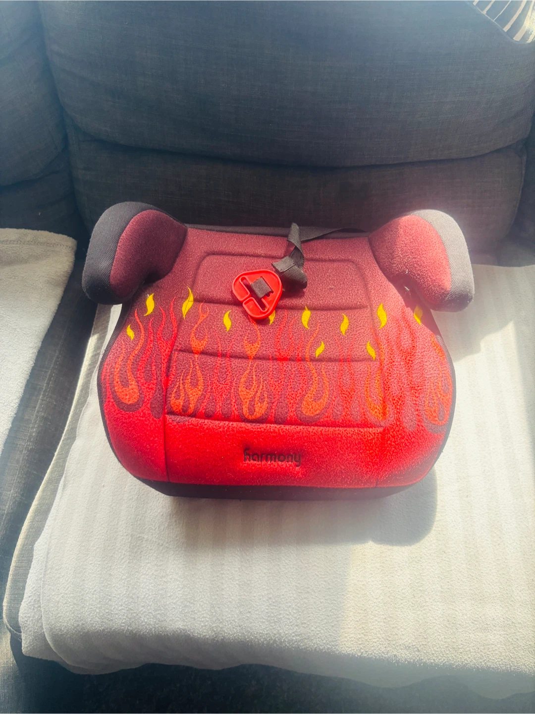Harmony Child Booster Seat - Red Flames