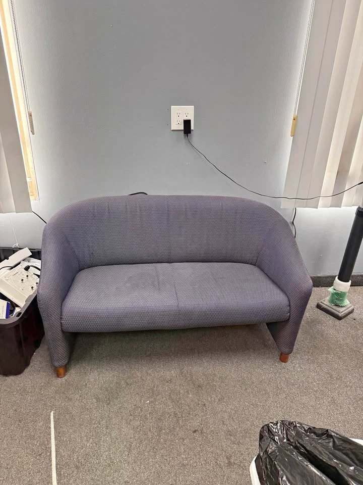 Grey Loveseat Sofa - photo 3