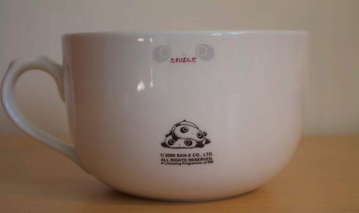 San-X Panda Mug/Soup Bowl with Lid and Coaster - photo 5