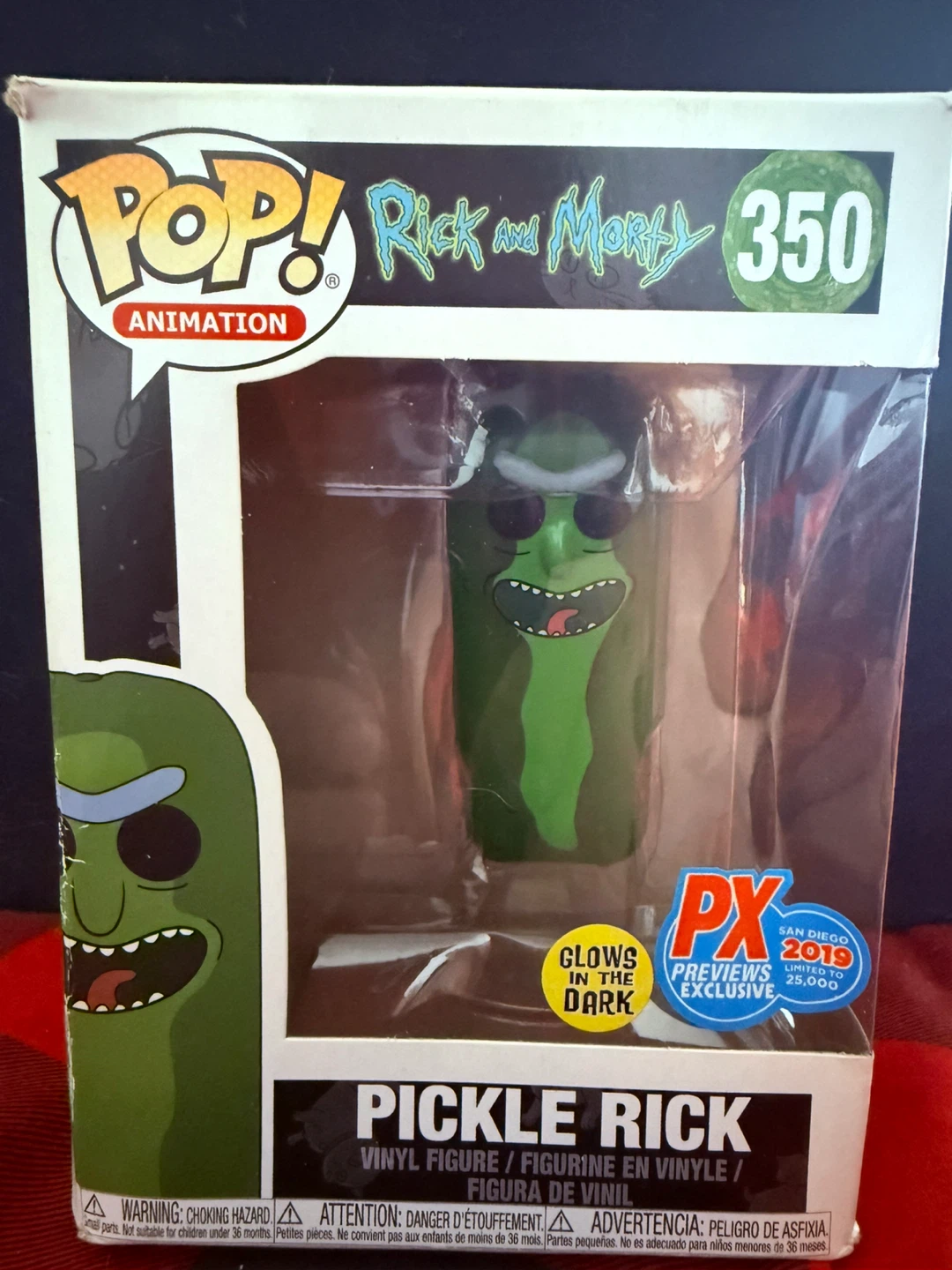 Funko Pop! Rick and Morty Pickle Rick Vinyl Figure #350