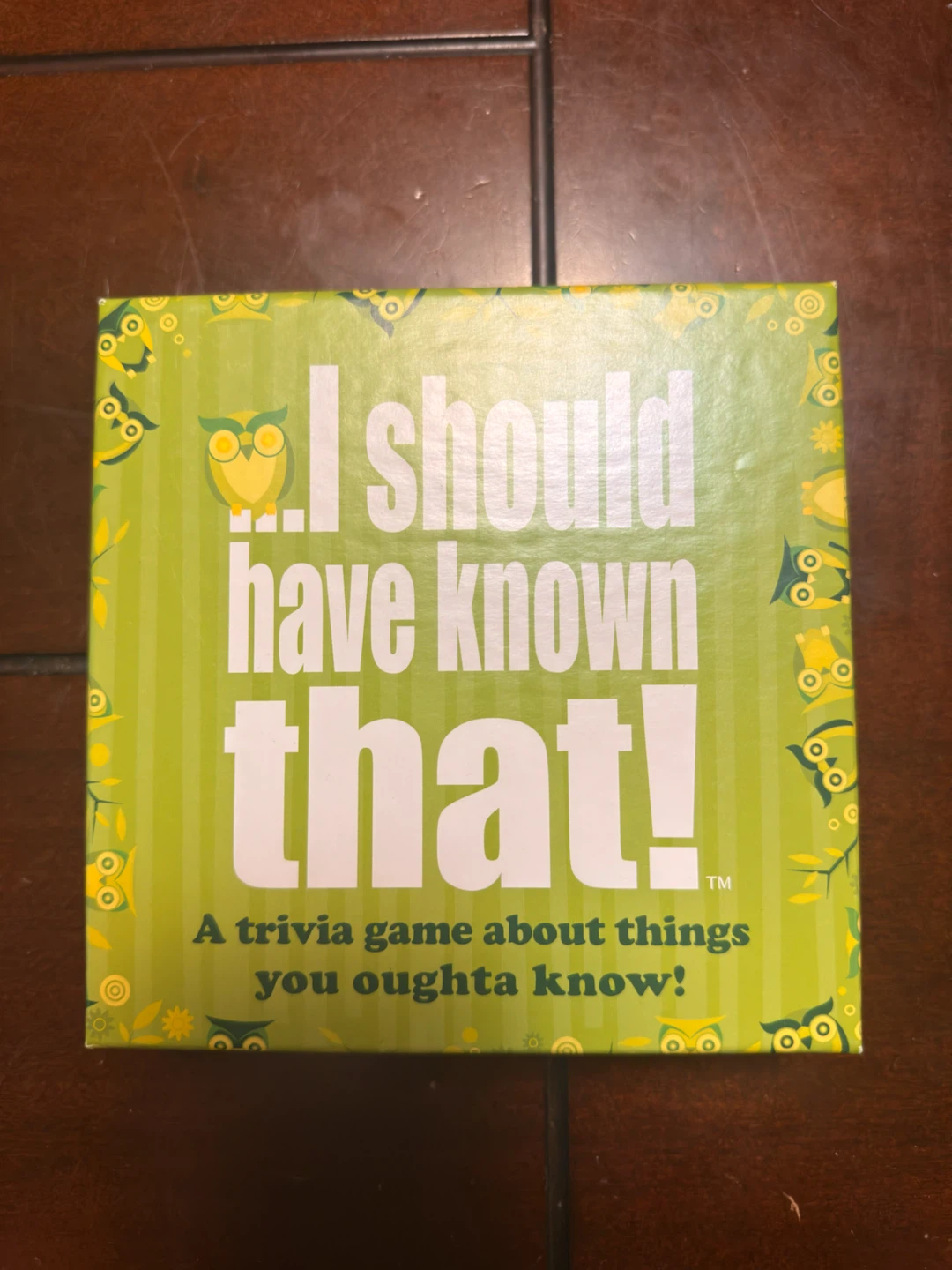 I Should Have Known That! Trivia Game