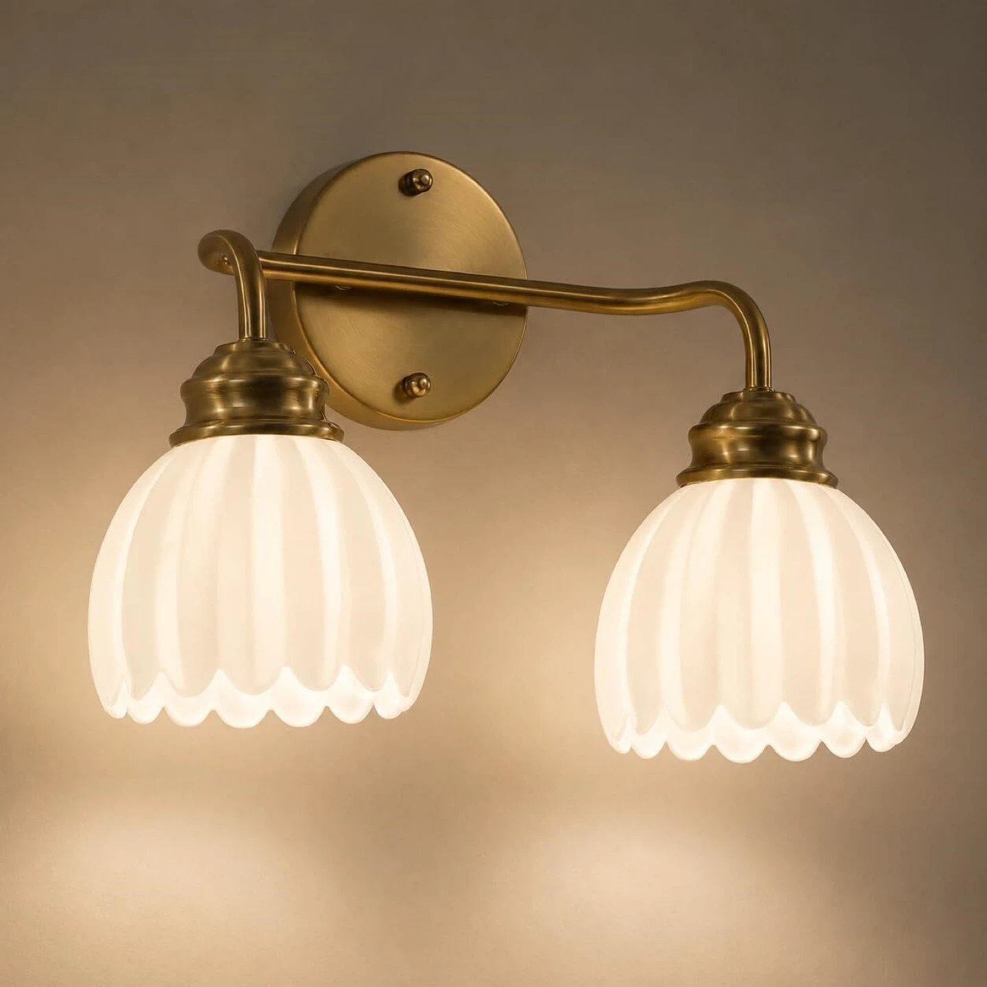 Yepoli 2 Light Vintage Bathroom Light Fixture BNIB