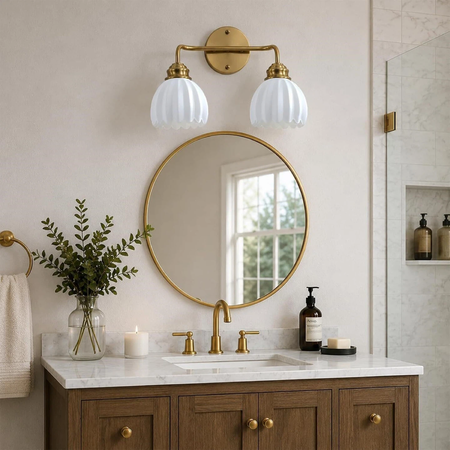 Yepoli 2 Light Vintage Bathroom Light Fixture BNIB - photo 3