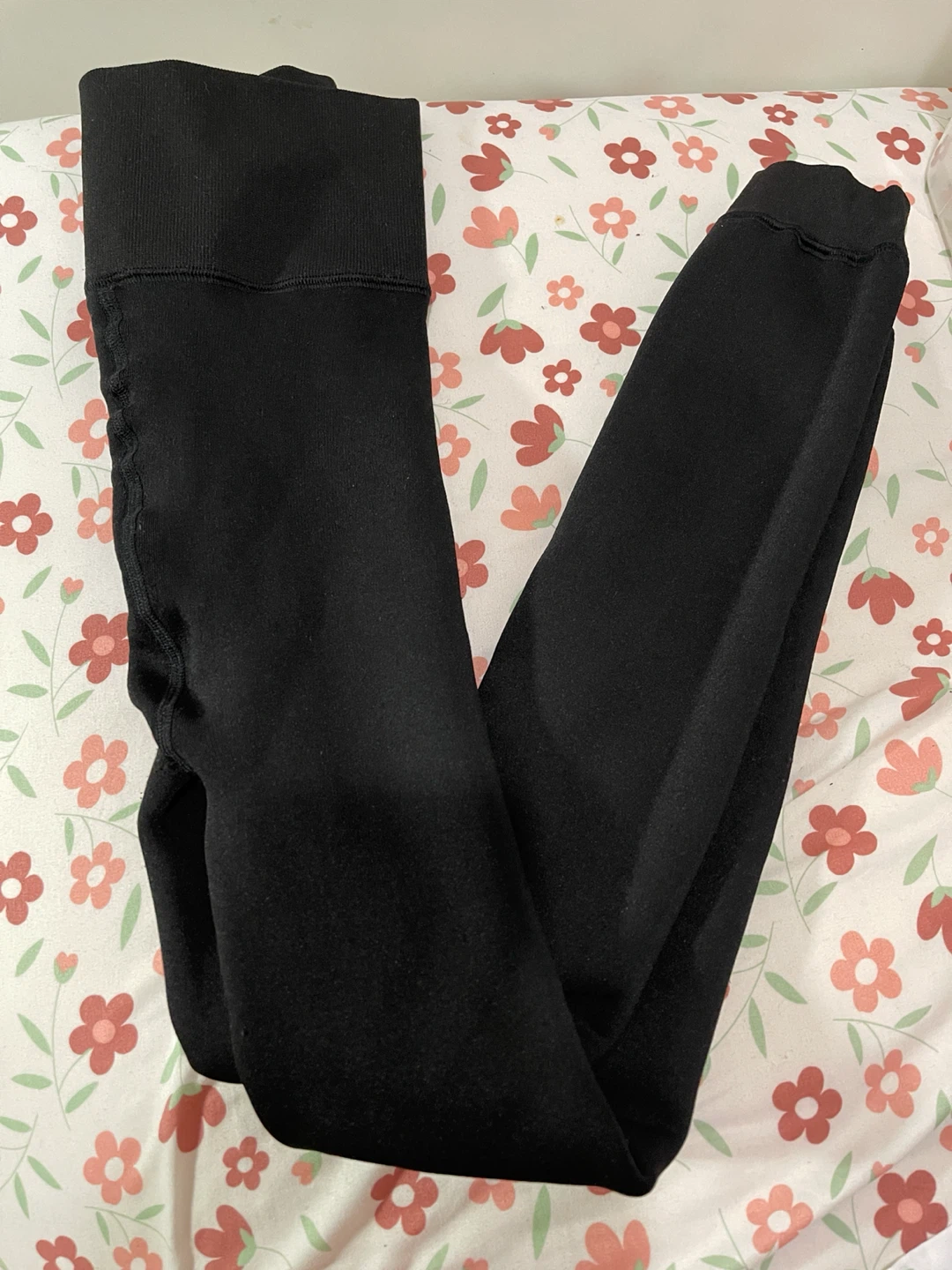 Black Fleece Lined Leggings - photo 4
