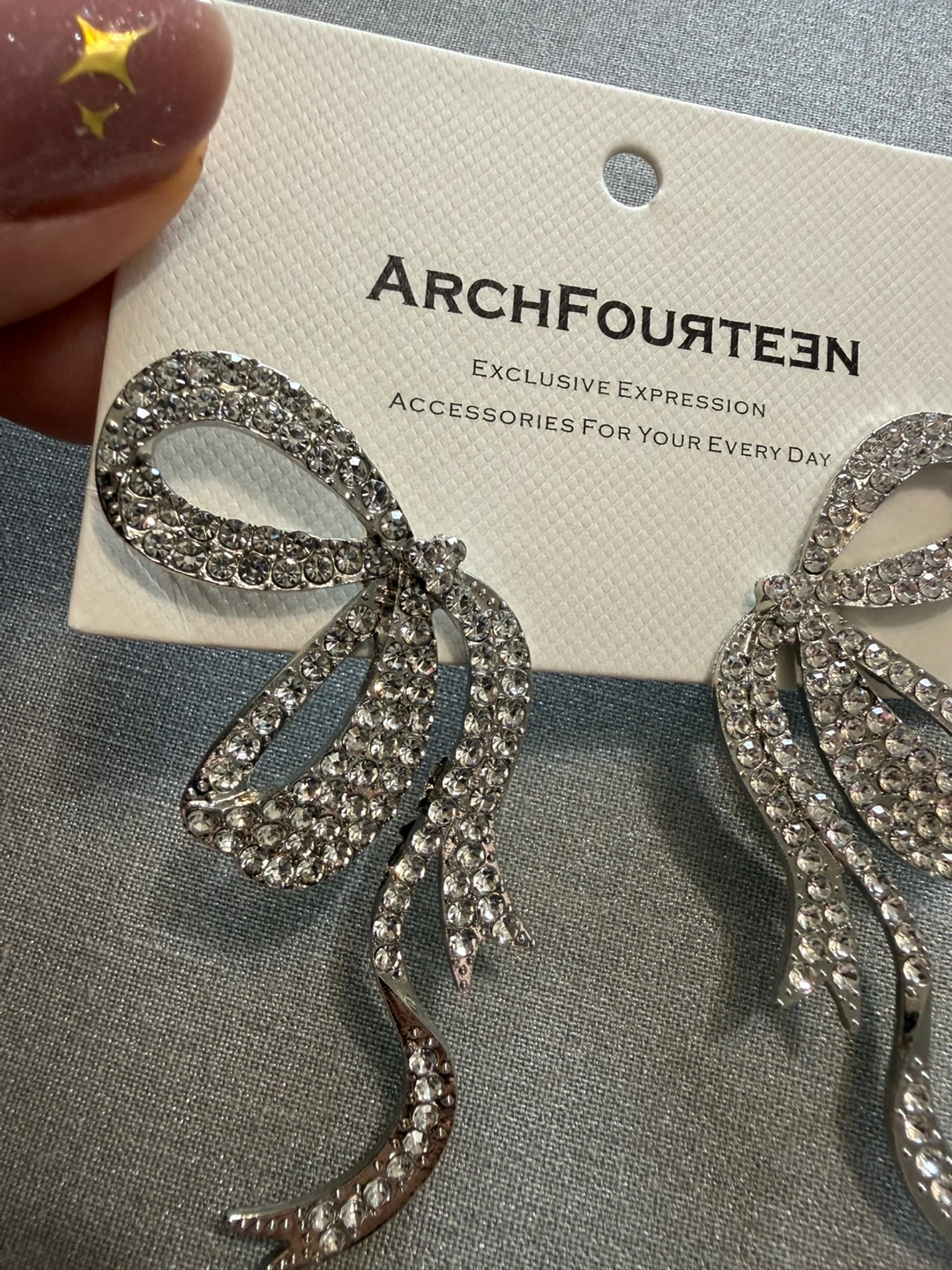 ARCHFOURTEEN Bow Drop Earrings - photo 2