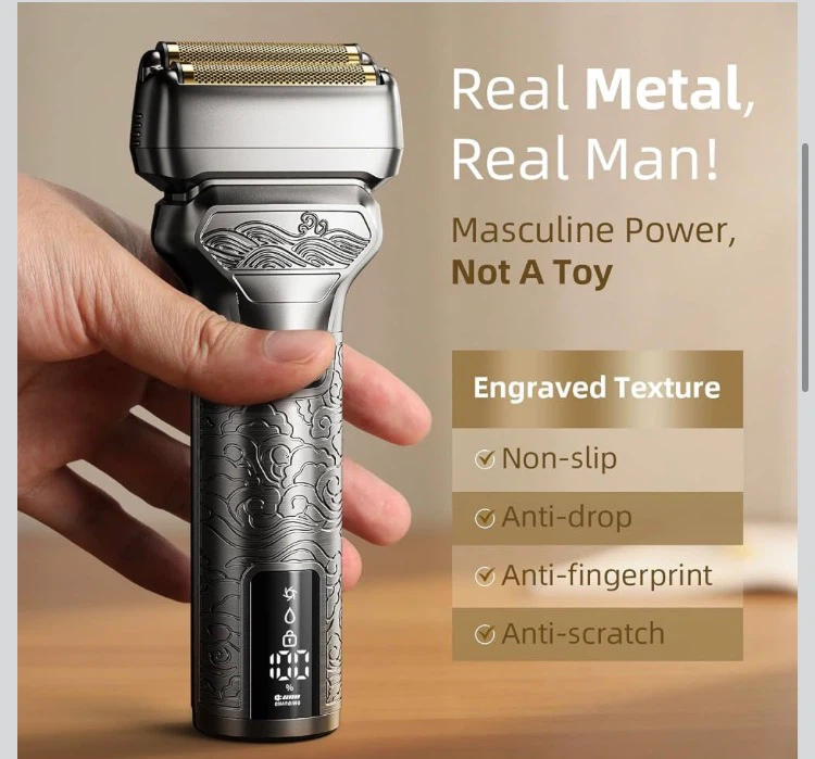2-in-1 Trim & Shave Comb Electric Shaver - photo 2