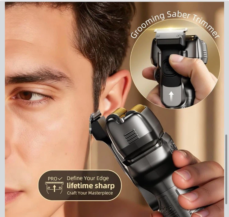 2-in-1 Trim & Shave Comb Electric Shaver - photo 4