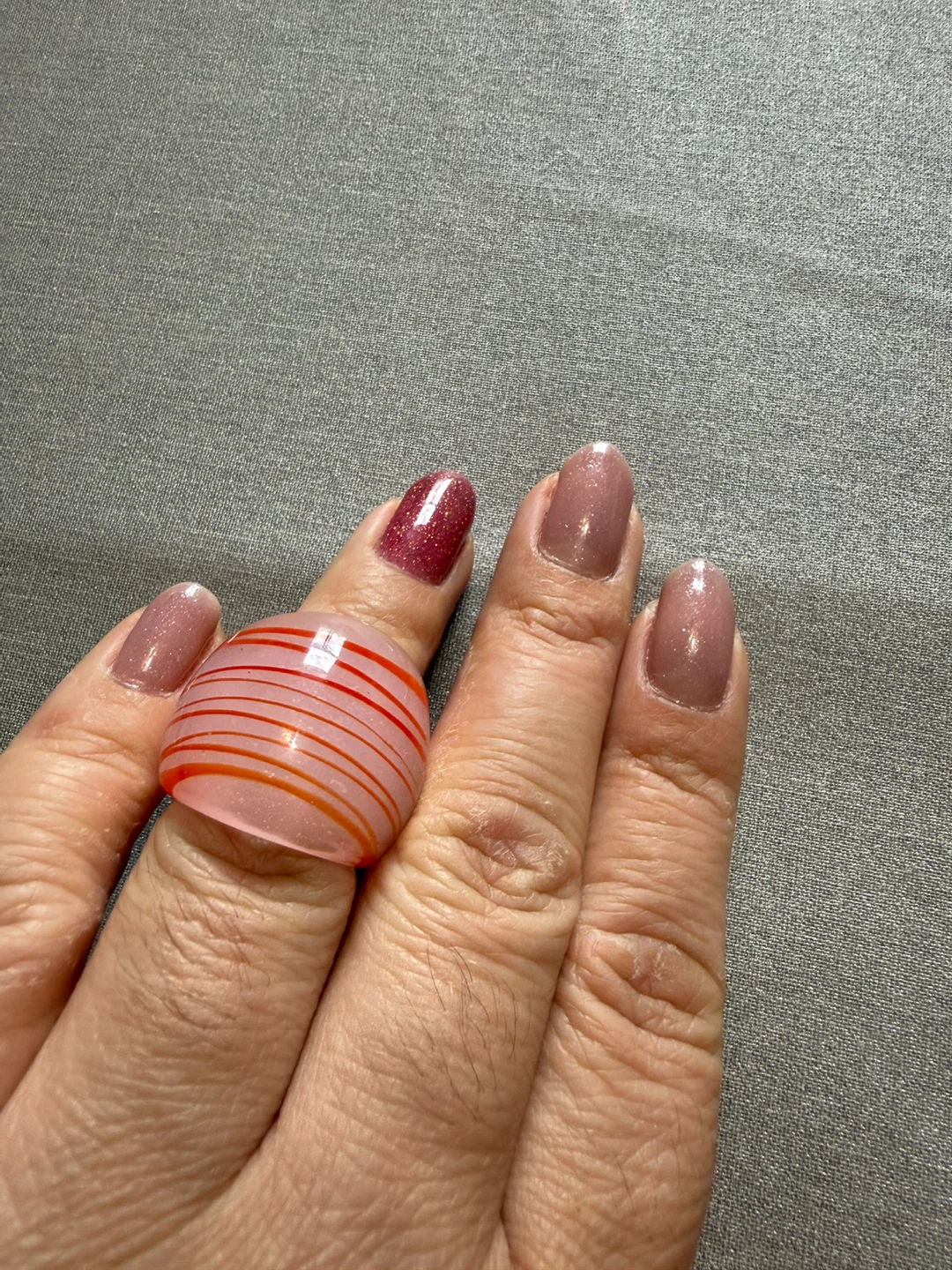 Glass Swirl Ring - photo 2