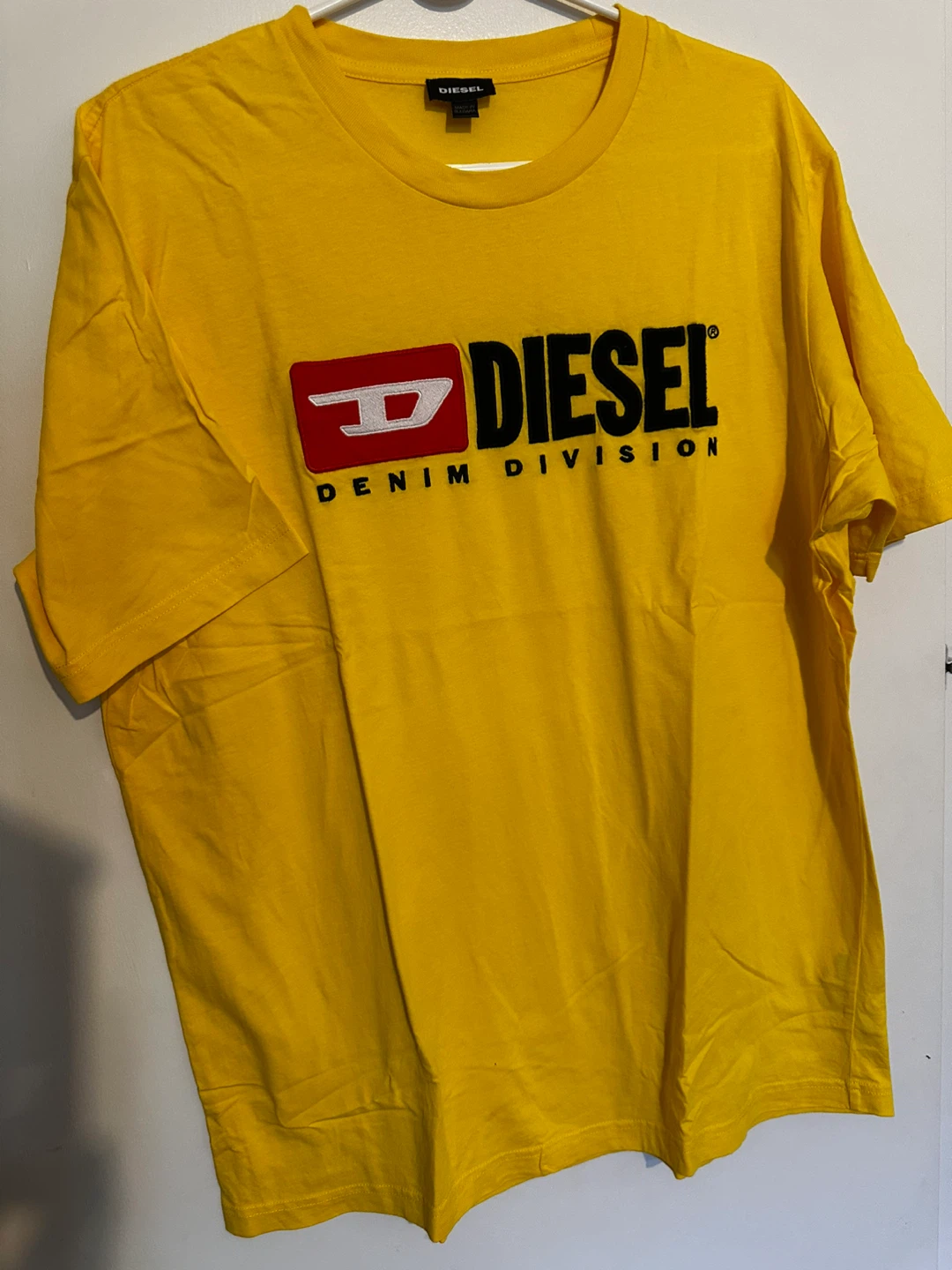 Diesel "DENIM DIVISION" Yellow T-Shirt