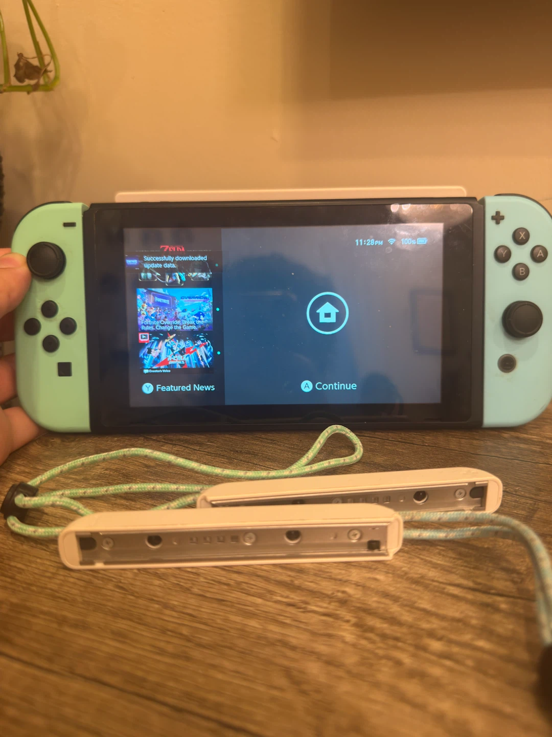 Nintendo Switch Console with Light Blue Joy-Cons