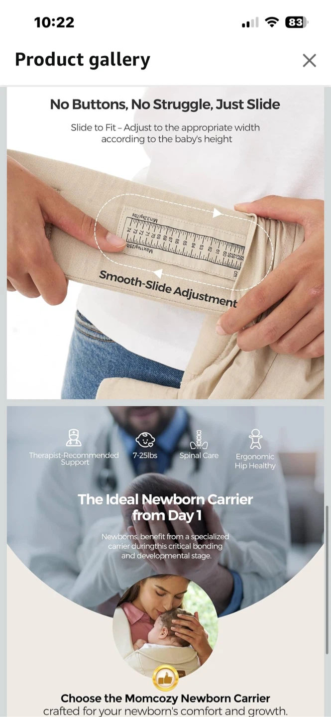 Newborn Baby Carrier - photo 5