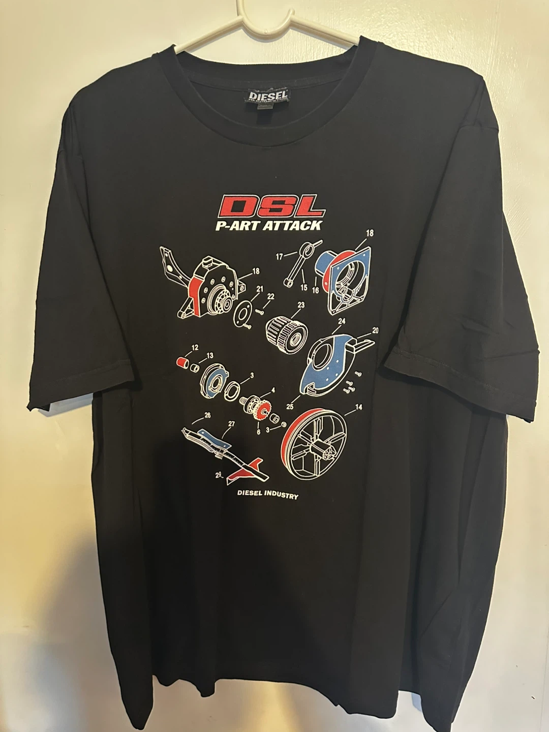Diesel "P-Art Attack" Graphic T-Shirt
