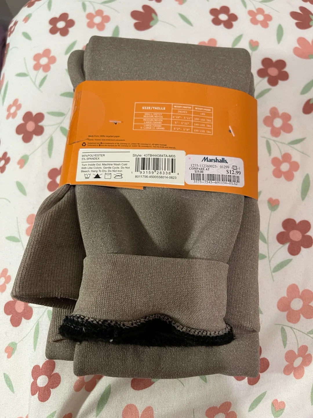 Timberland Faux Fur Lined Footless Tights - Medium/Large - photo 3