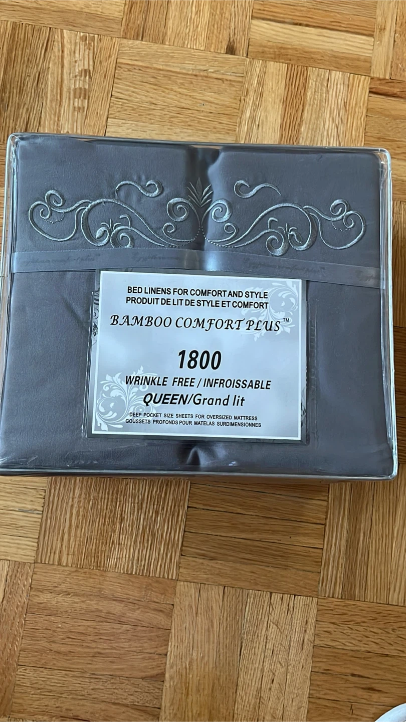 Bamboo Comfort Plus 1800 Wrinkle Free Queen Sheet Set