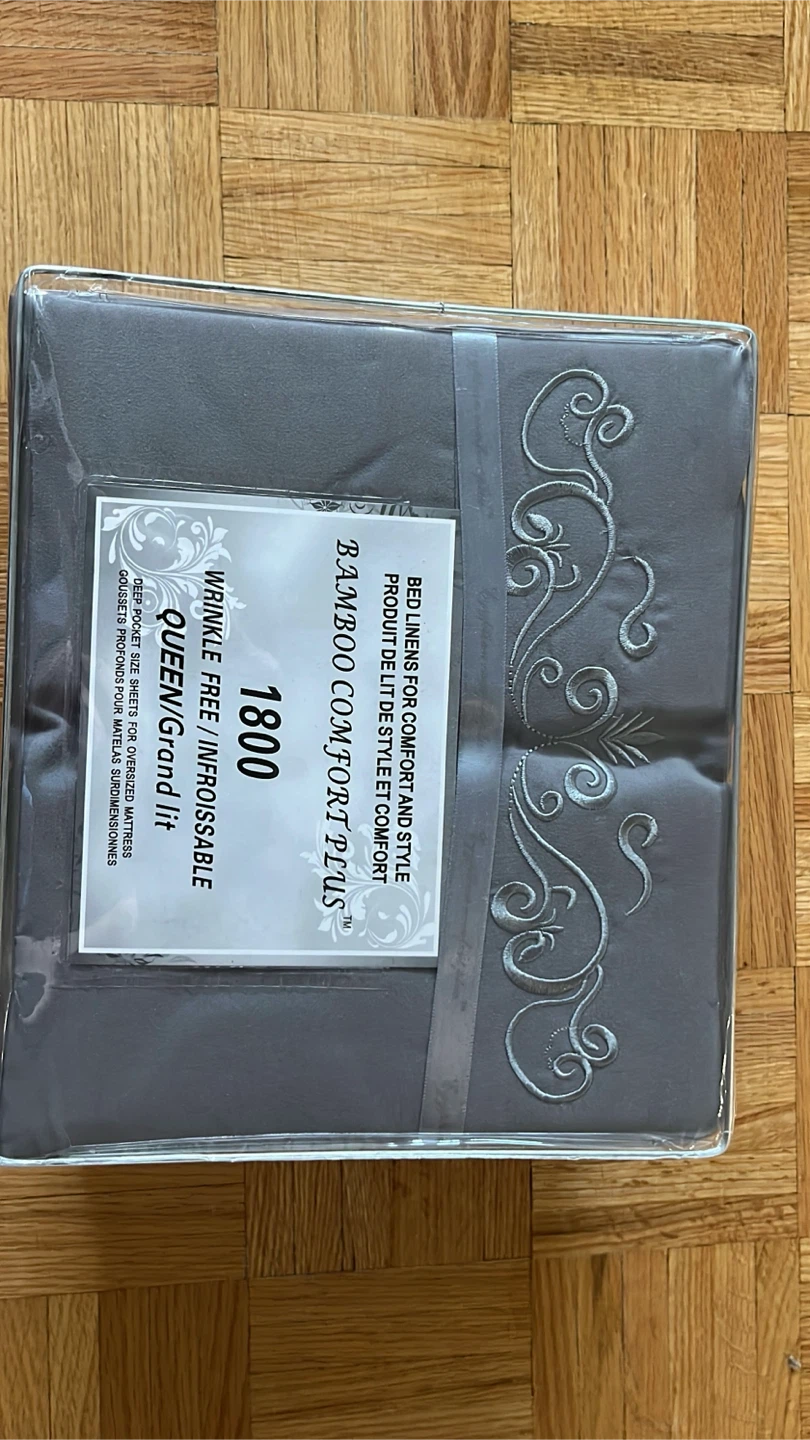 Bamboo Comfort Plus 1800 Wrinkle Free Queen Sheet Set - photo 2