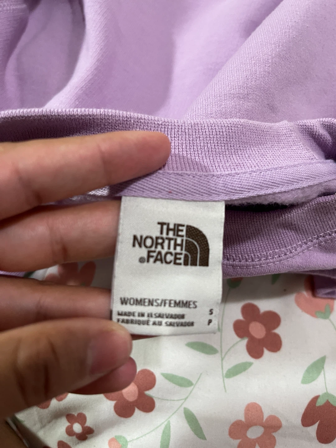 The North Face Lavender Crewneck Sweatshirt Size S - photo 3