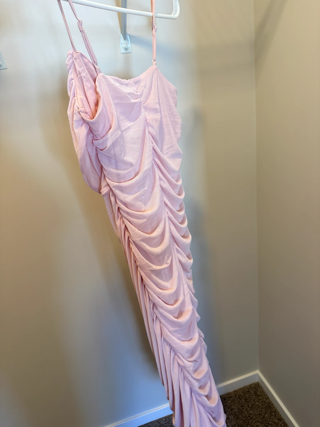 Pink Ruched Cami Dress - photo 2
