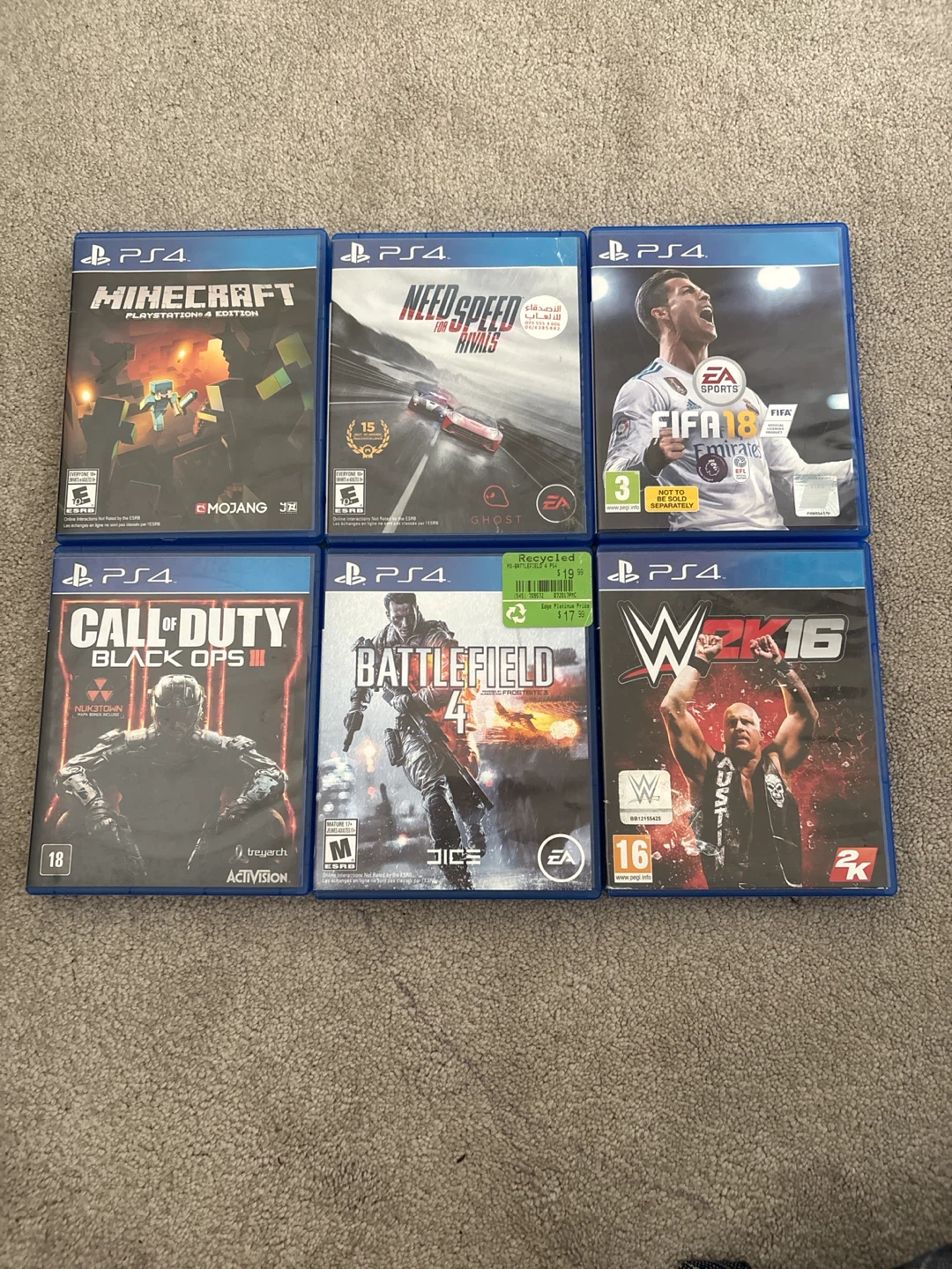 6 ps4 games bundle