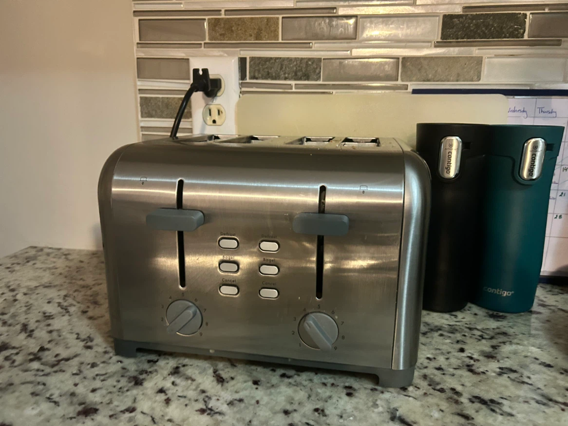 4-Slice Stainless Steel Toaster
