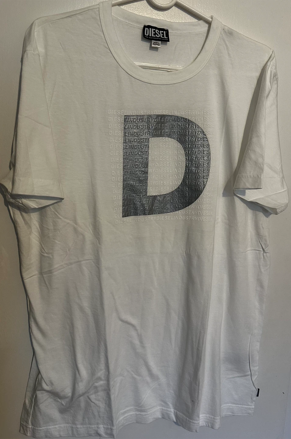 Diesel White Graphic T-Shirt