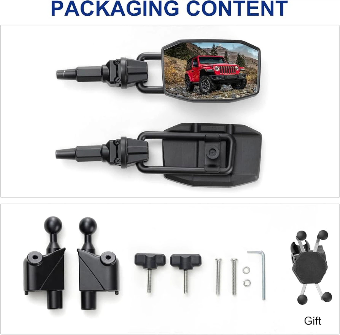 Gevinfa Upgraded Mirrors/ Doors Off - Jeep Wrangler BNIB - photo 3