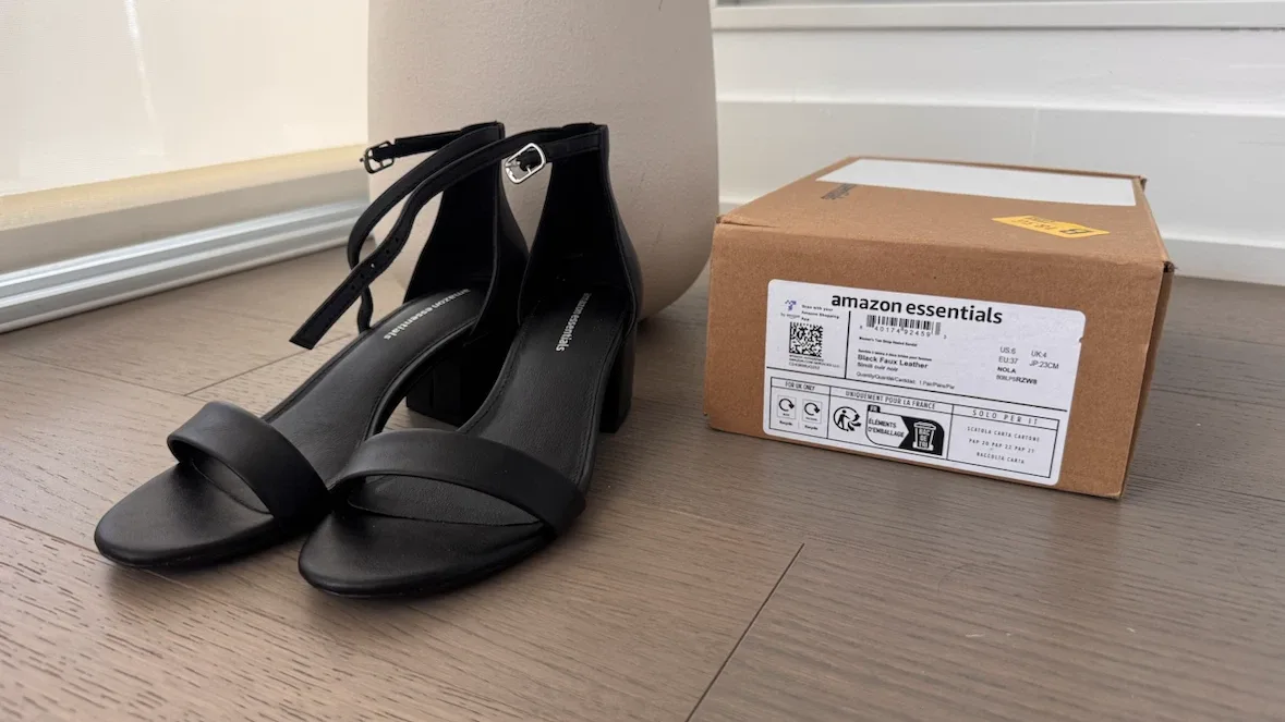Amazon Essentials Women's Black  Heels  UK 4 - photo 3