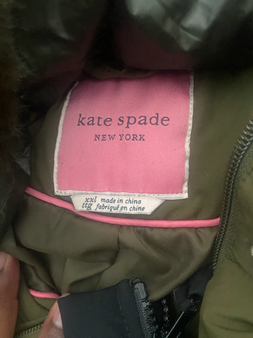 Kate Spade New York Puffer Coat with Fur Hood - photo 2