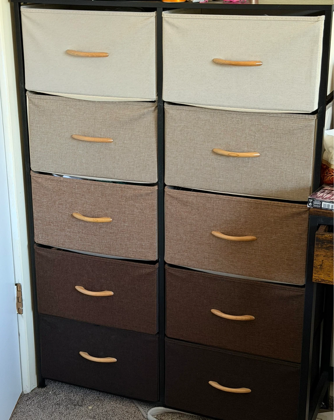 Fabric Drawer Dresser Unit ( 2 pcs) - photo 3