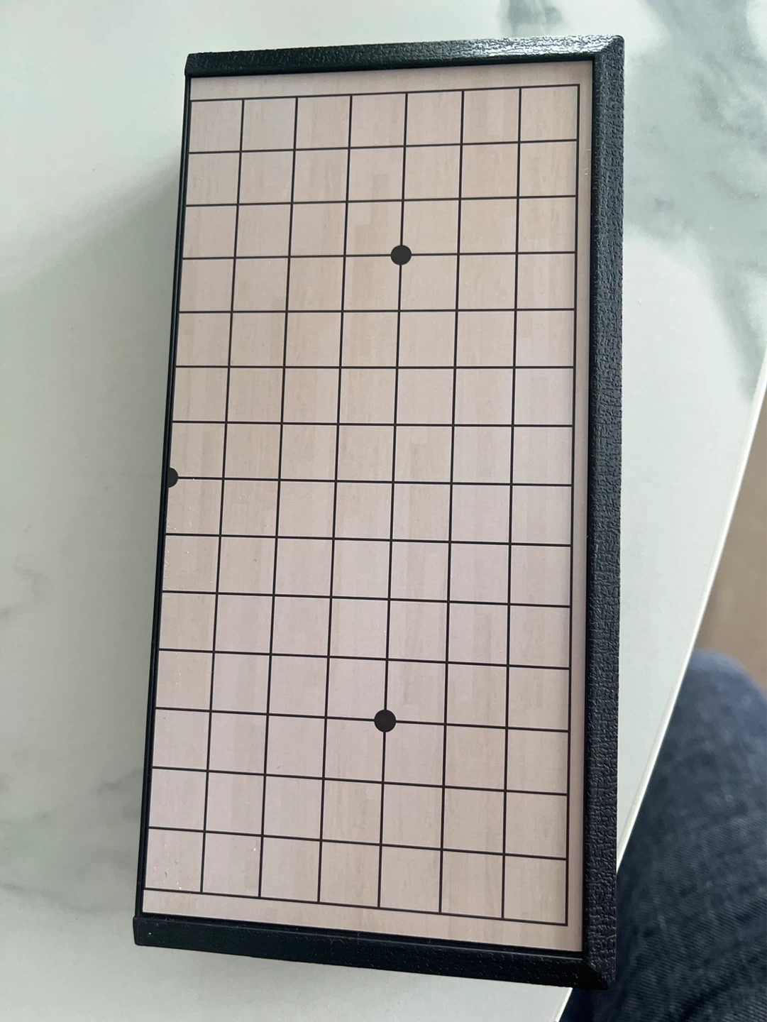 Portable Go Game Set with Black and White Stones - photo 2
