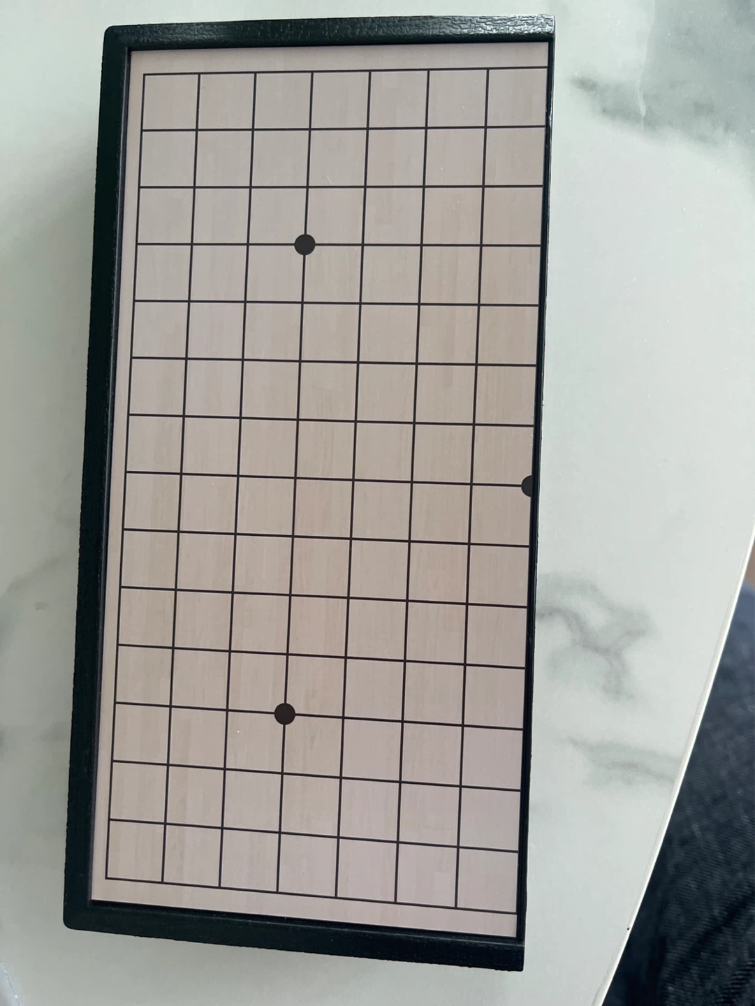 Portable Go Game Set with Black and White Stones - photo 3