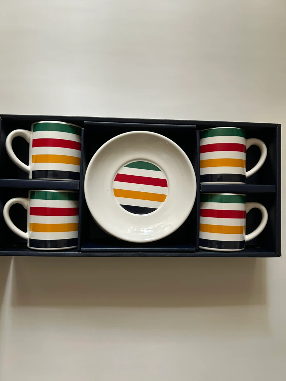 Brand New Hudson's Bay (HBC) 8 Pc Espresso Cup Set in Box - photo 2