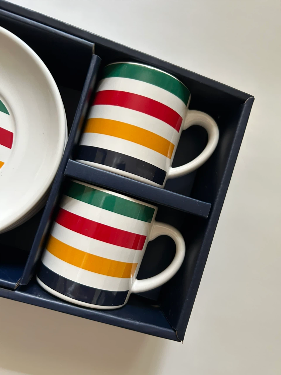 Brand New Hudson's Bay (HBC) 8 Pc Espresso Cup Set in Box - photo 4