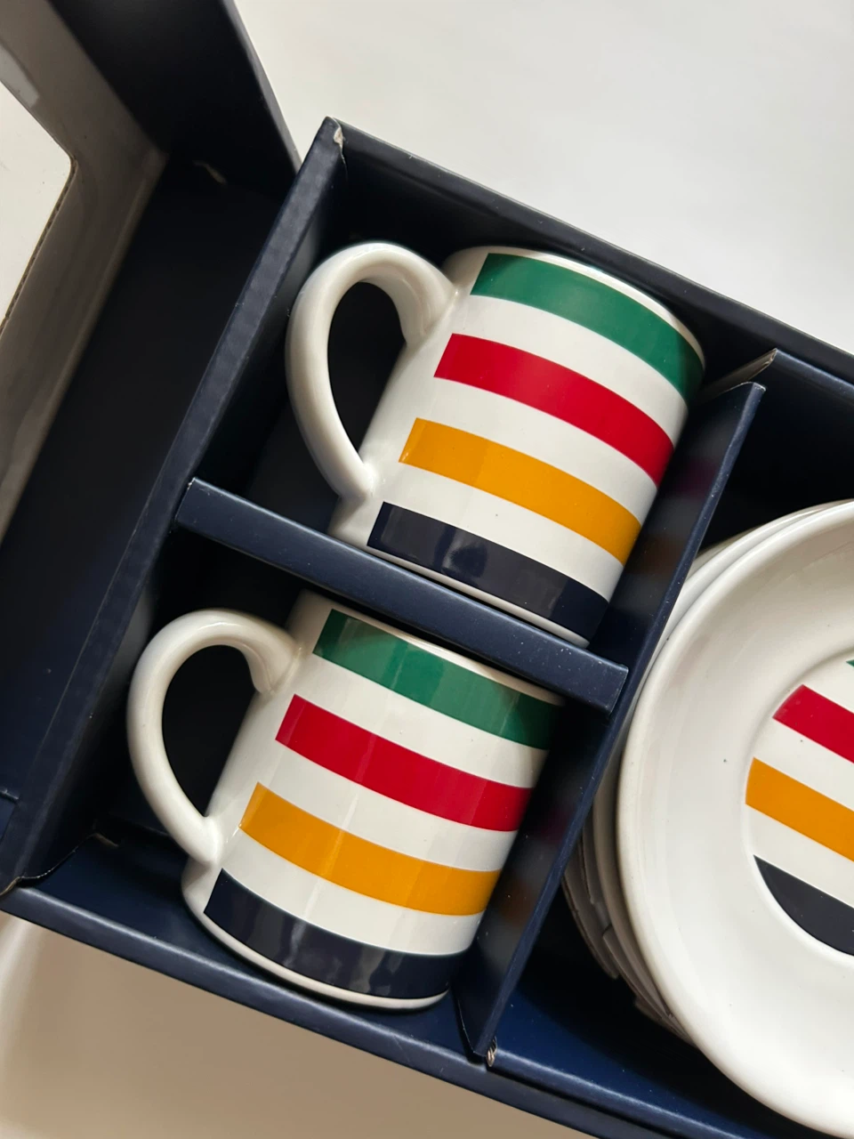 Brand New Hudson's Bay (HBC) 8 Pc Espresso Cup Set in Box - photo 5