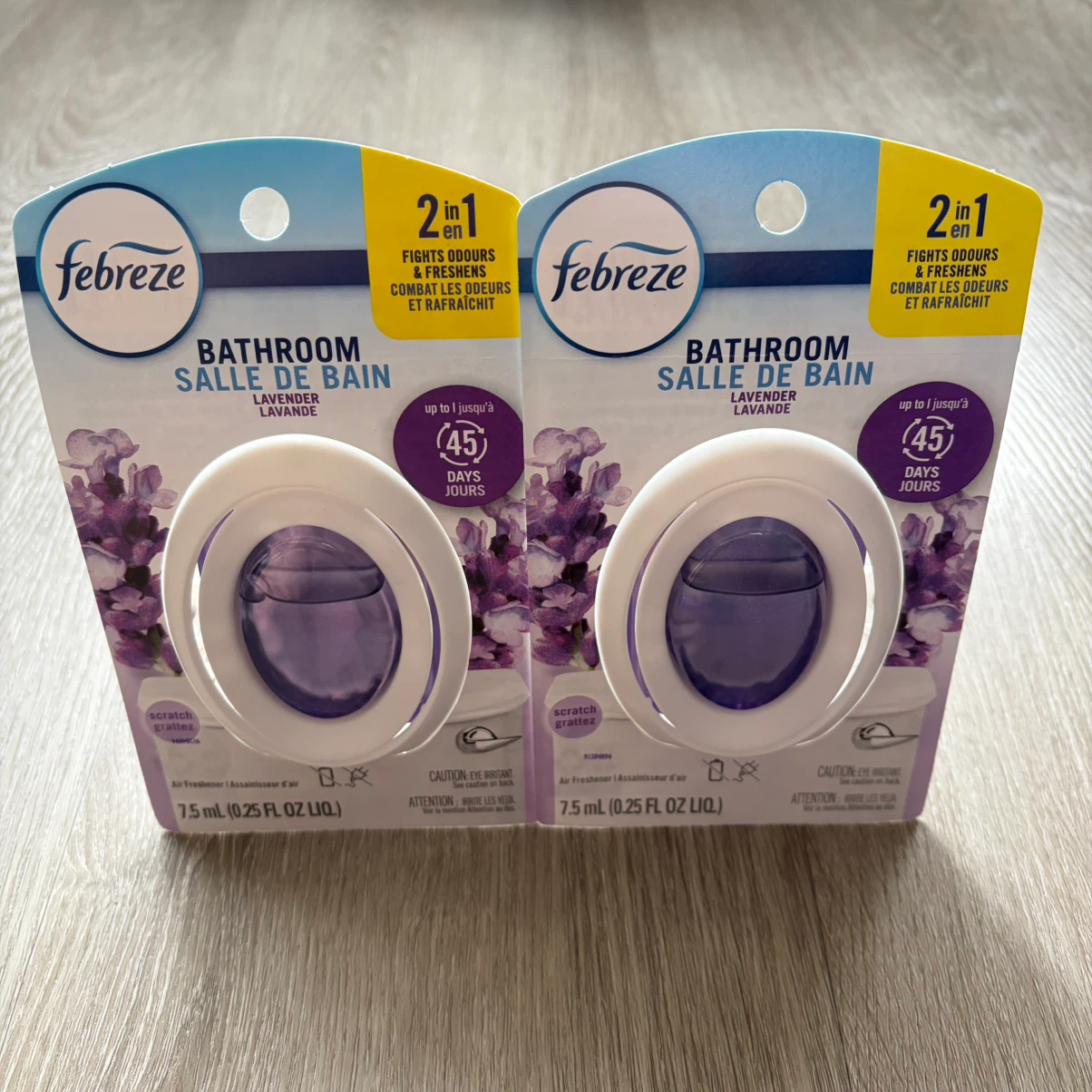 Febreze Bathroom Air Freshener - Lavender (2 Pack)