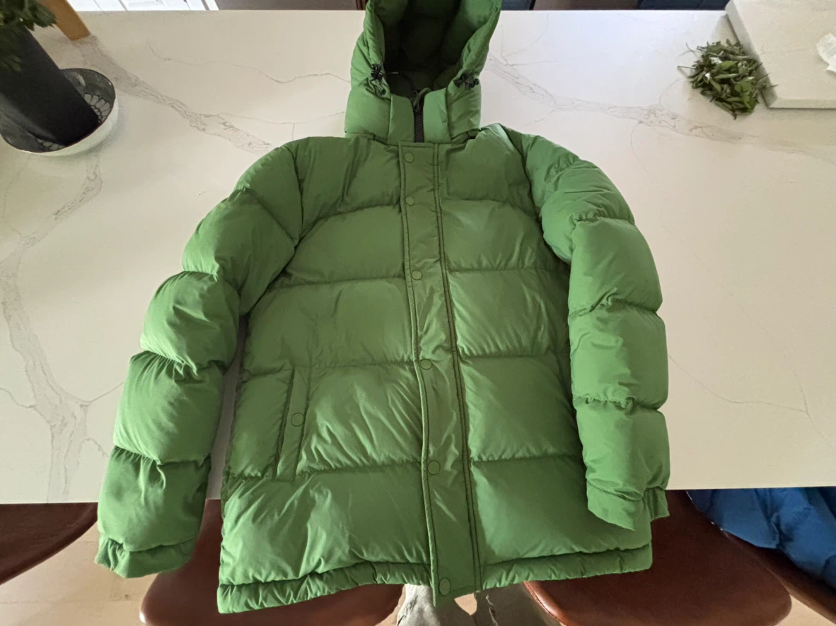 Green "The Super Puff" Puffer Jacket
