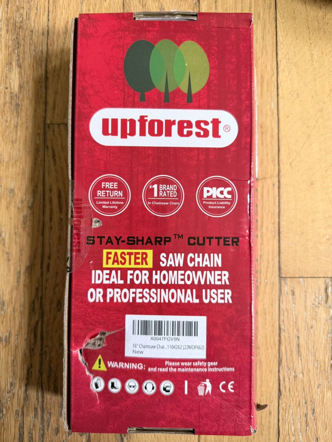 Upforest 16" Saw Chain with Sharpening File - photo 2