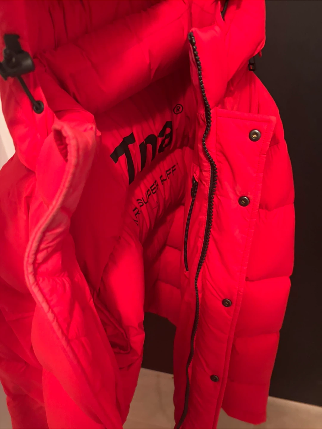 Men’s Red TNA super puff - Down Puffer Jacket