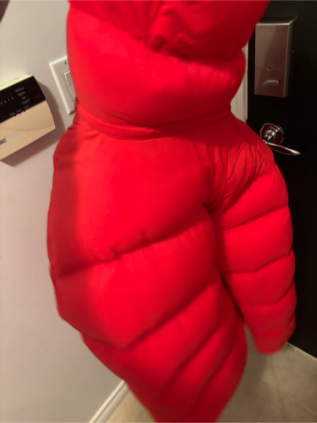 Men’s Red TNA super puff - Down Puffer Jacket - photo 2
