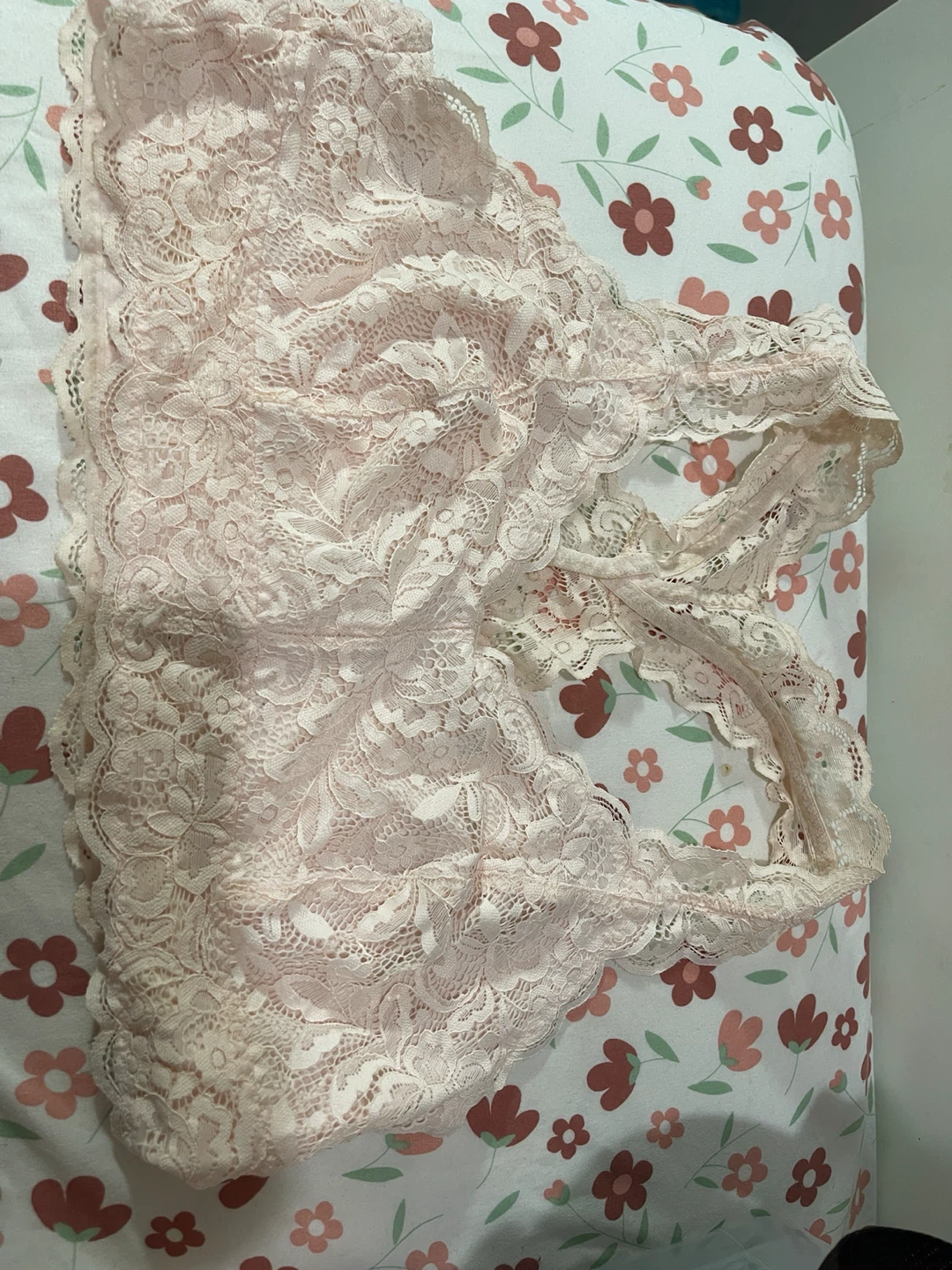 Pink Lace Bralette