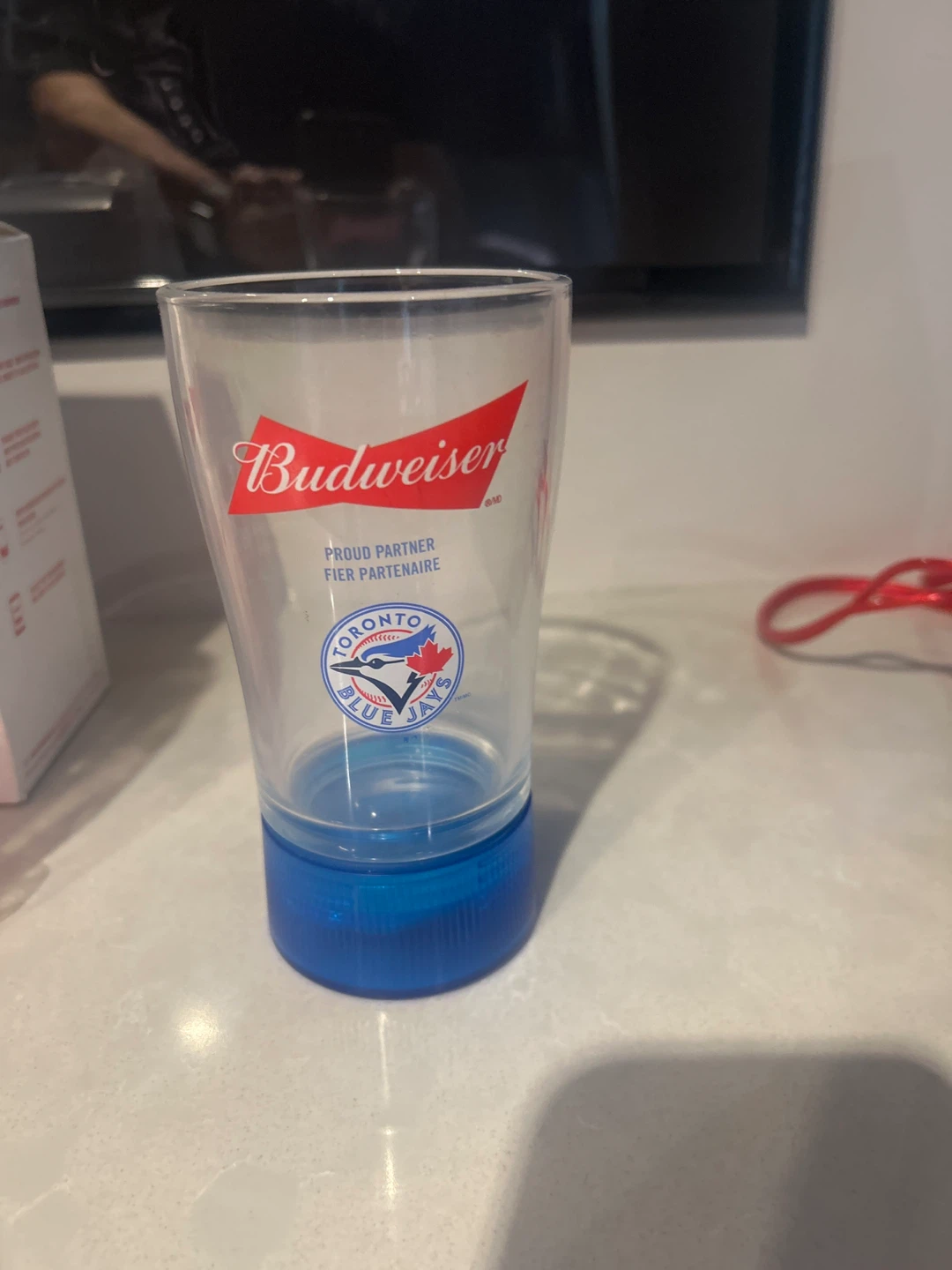 Budweiser Toronto Blue Jays Glass