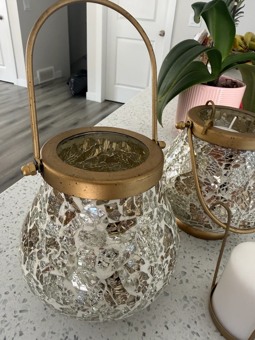 Mosaic Lanterns (Set of 2)