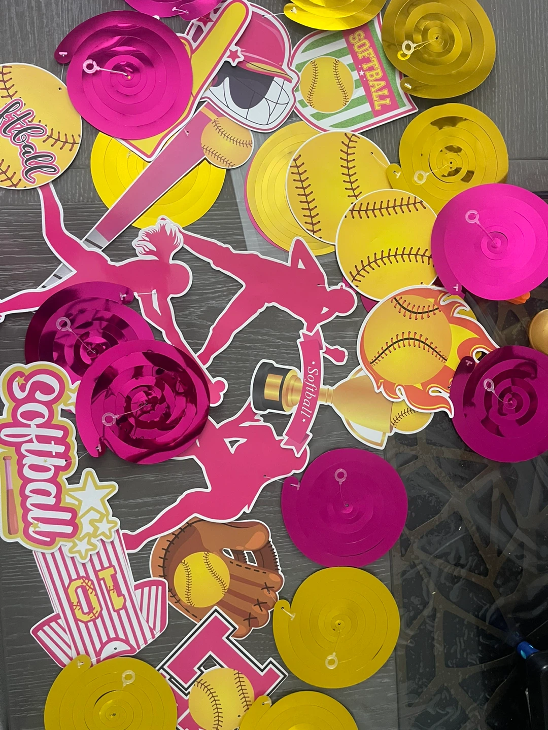 Softball deco