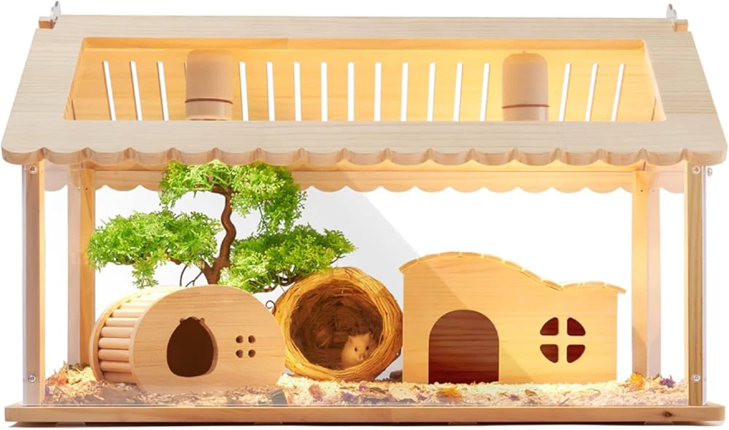 LURIVA 24-inch Transparent Hamster Cage BNIB